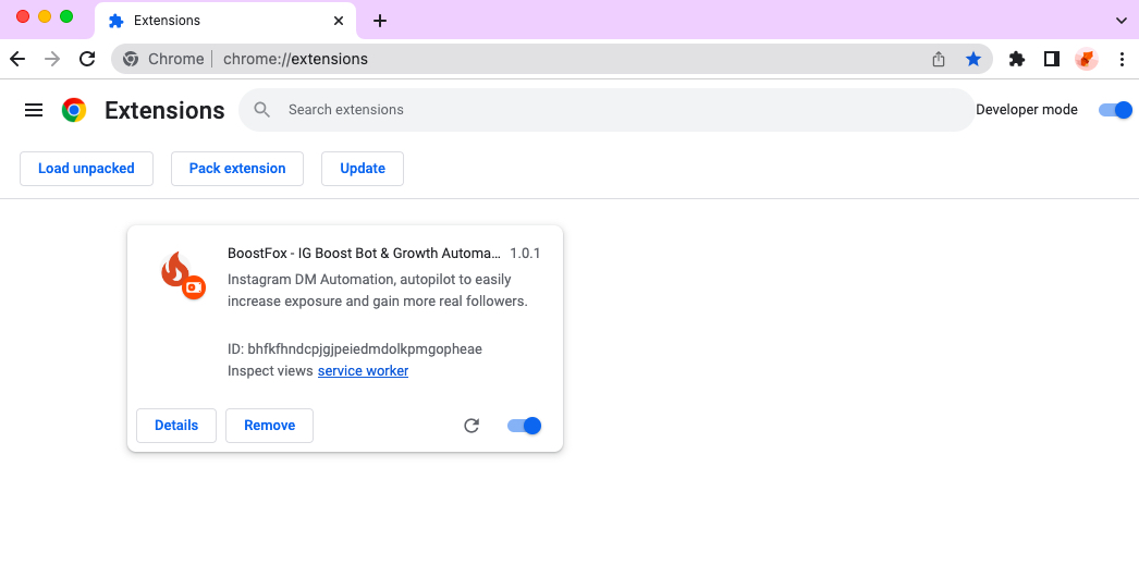 TikSearch chrome extension install done